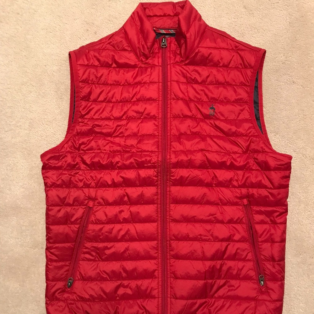Red Fleece by Brooks Brothers Lightweight Vest